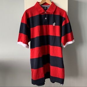 NWT 2 XL Classic Rocawear Stripe Polo